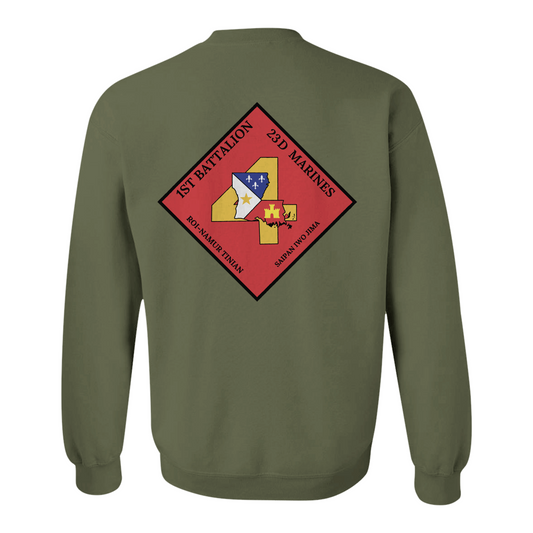 1st Battalion 23d Marines Bastard Company Sweatshirt