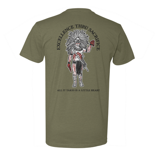 1/8 Aztec "Excellence Through Sacrifice" Tee
