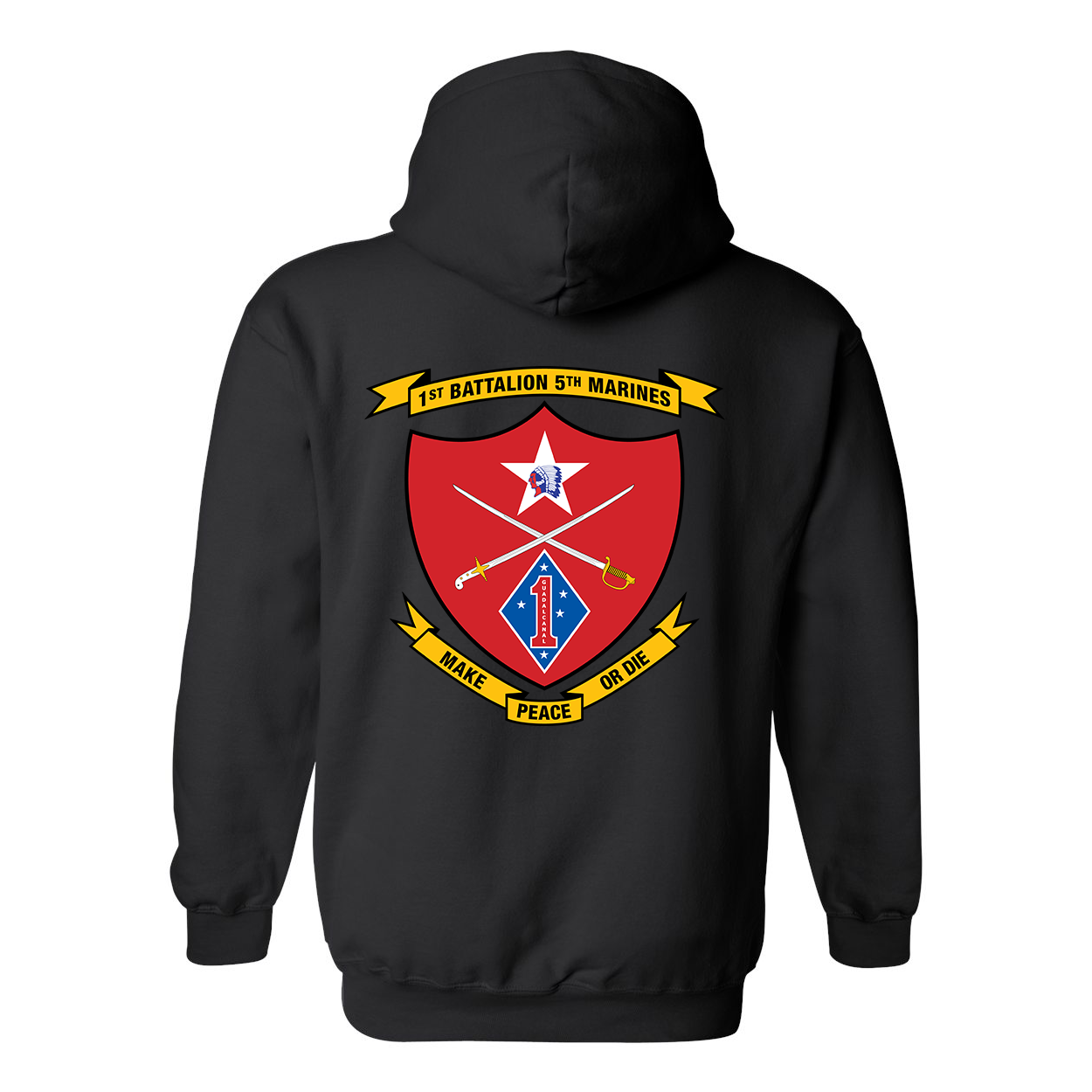 HOUSTON USMC スカジャン 1st Battalion 5th Marines Hoodie – Goons Up