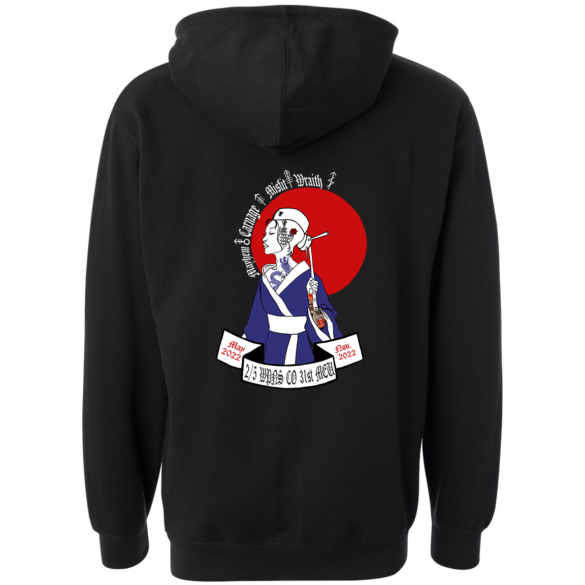 2/5 Weapons Company 2022 Deployment Hoodie