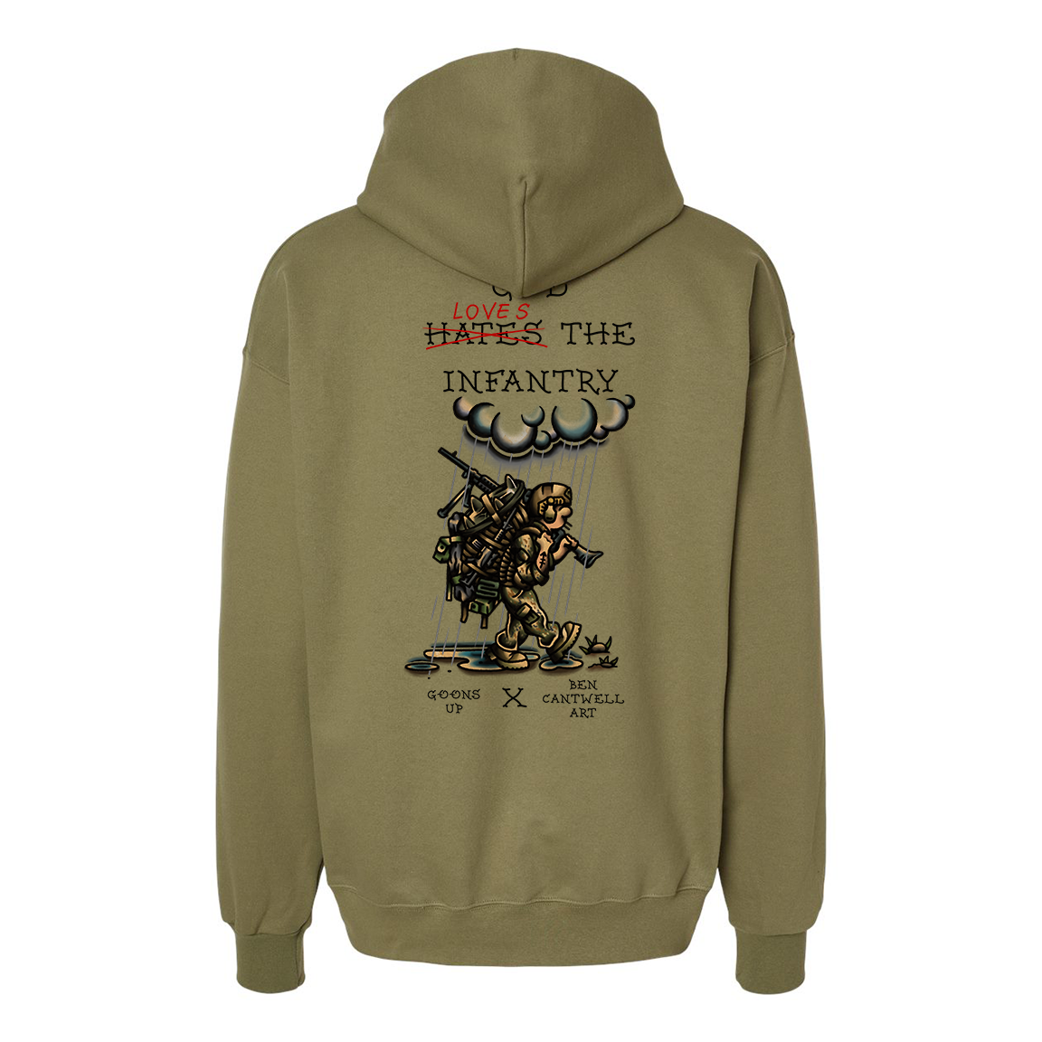 God Loves The Infantry Hoodie