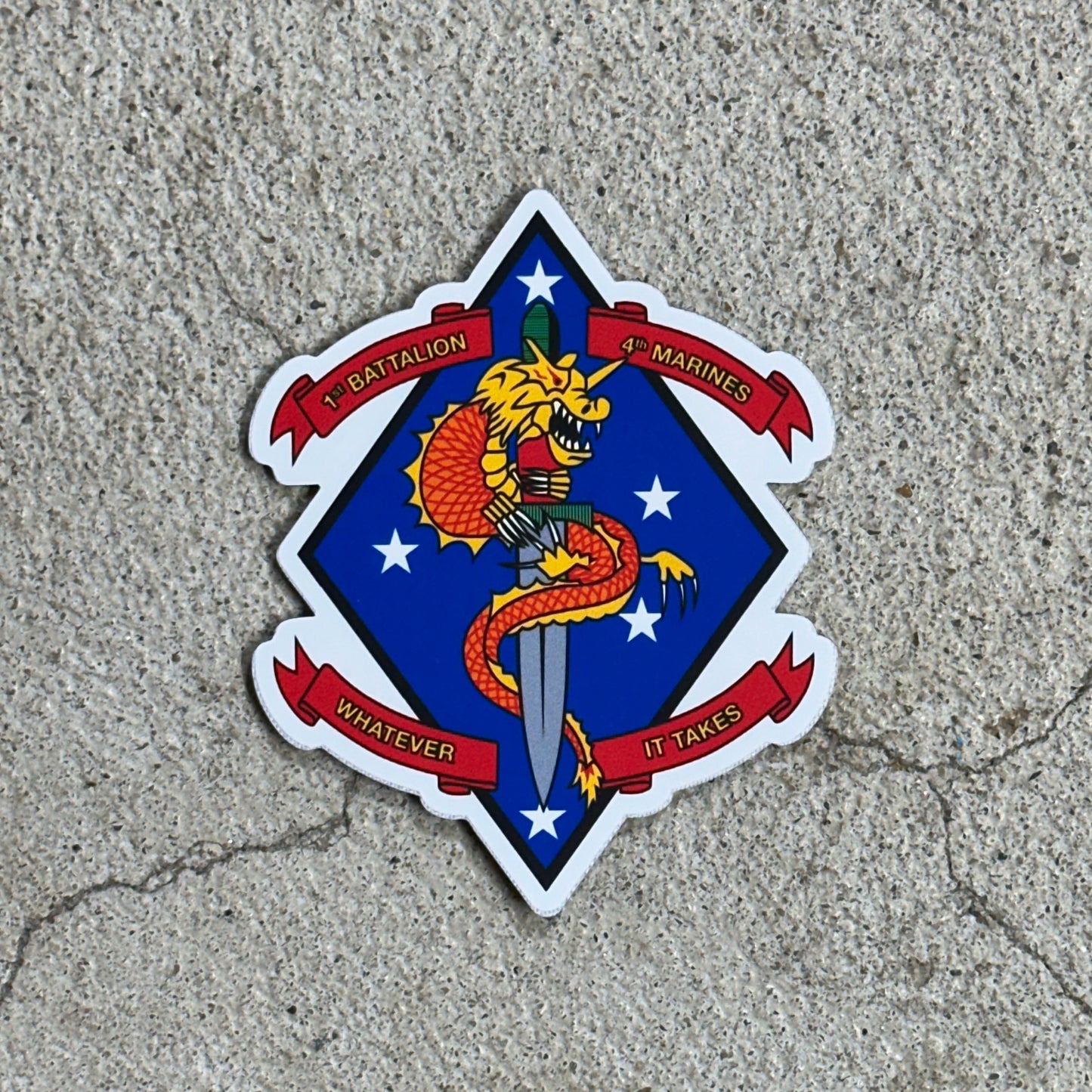 1st Battalion 4th Marines Patch