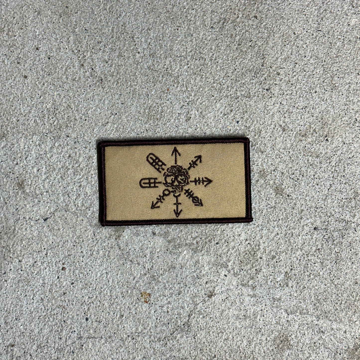 Death's Compass Patch (Embroidered)
