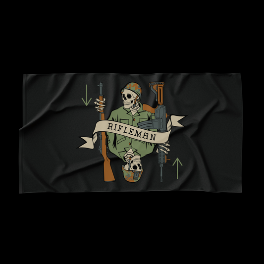 Rifleman Death Card Flag