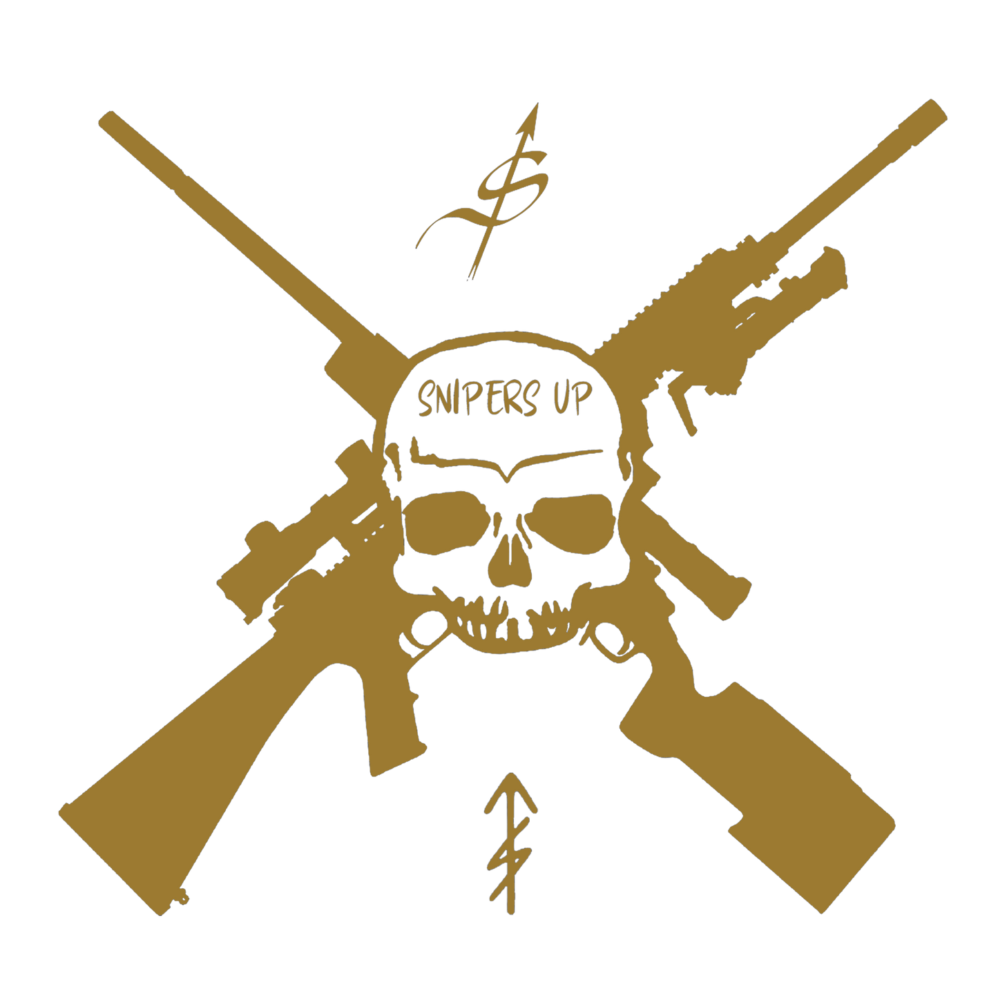 Snipers Up Decal
