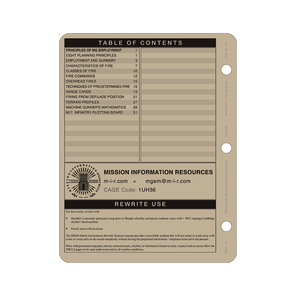 Machine Gun Employment Module