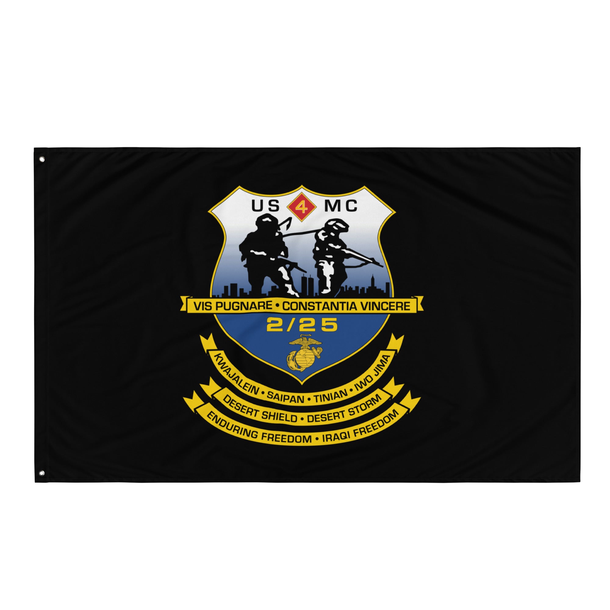 BATTALION 2枚 2d Battalion 25th Marines Flag – Goons Up