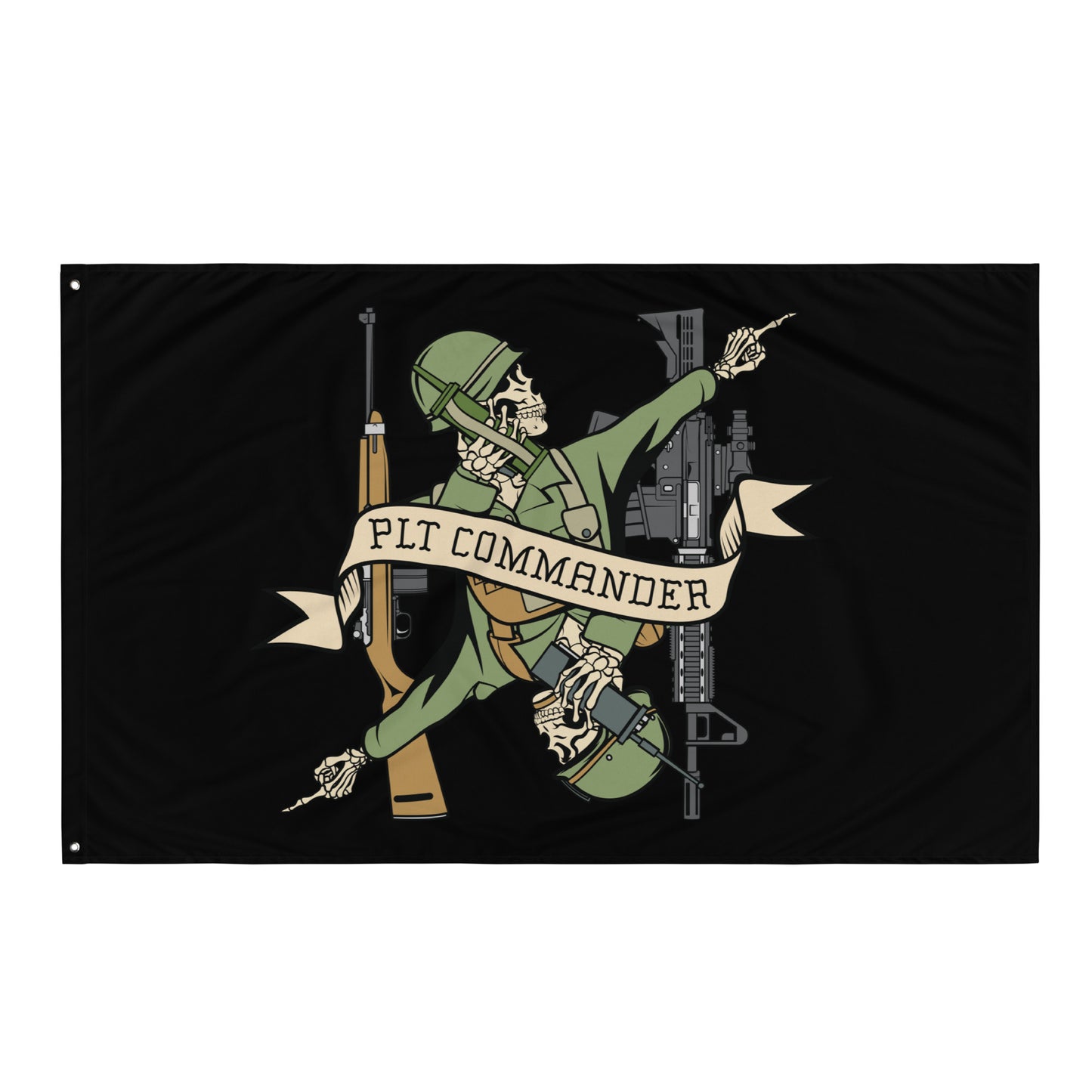 Platoon Commander Death Card Flag