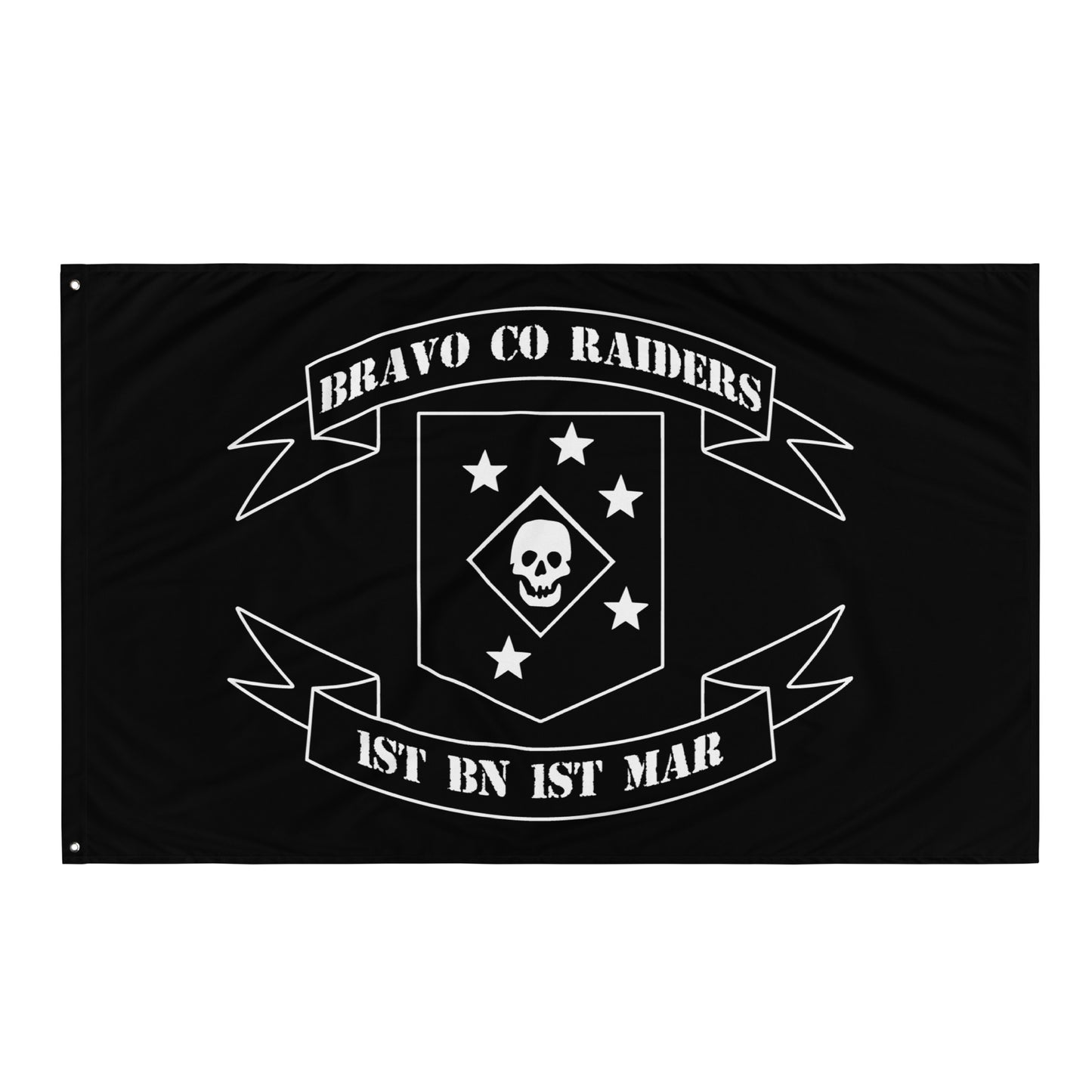 1/1 Bravo Company Raiders Flag