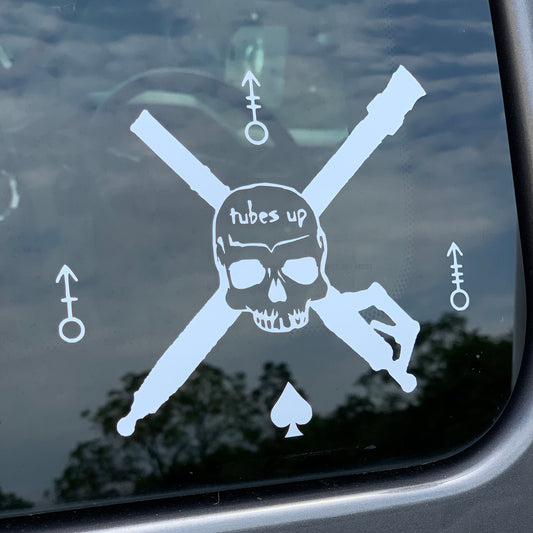 Tubes Up Decal