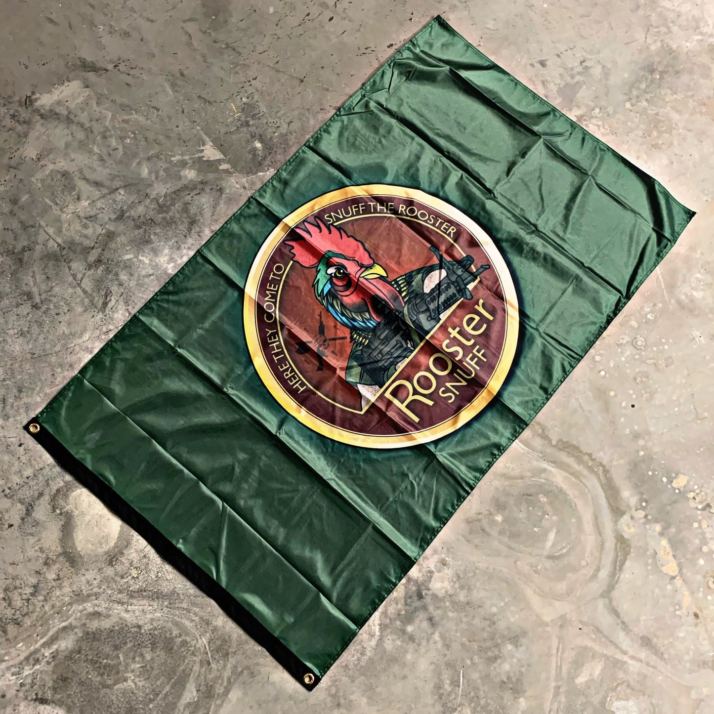 Rooster Snuff Flag