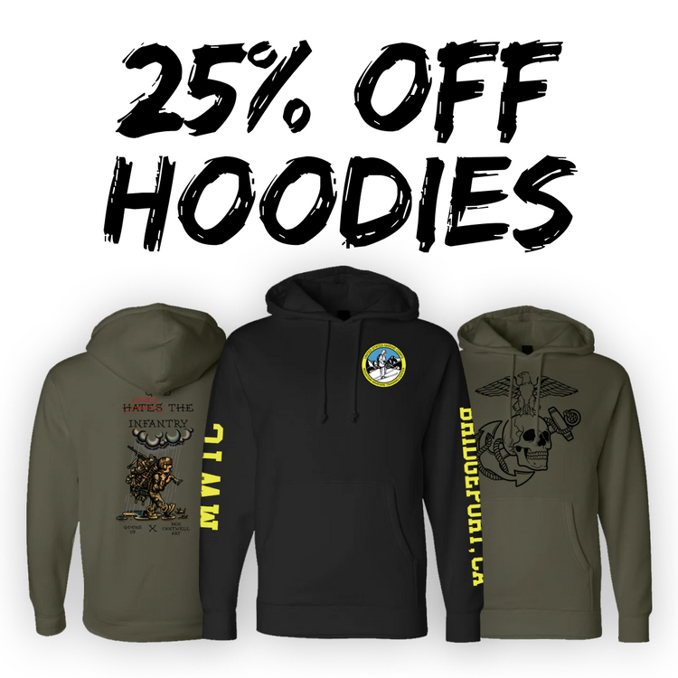 25% OFF ALL Hoodies