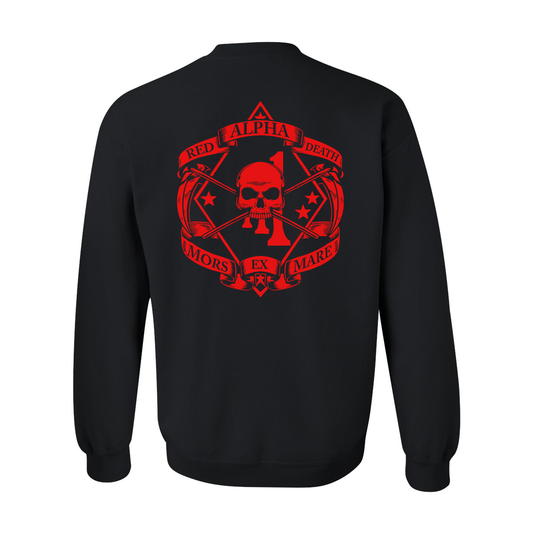 1st Battalion 1st Marines Alpha Red Death Sweatshirt