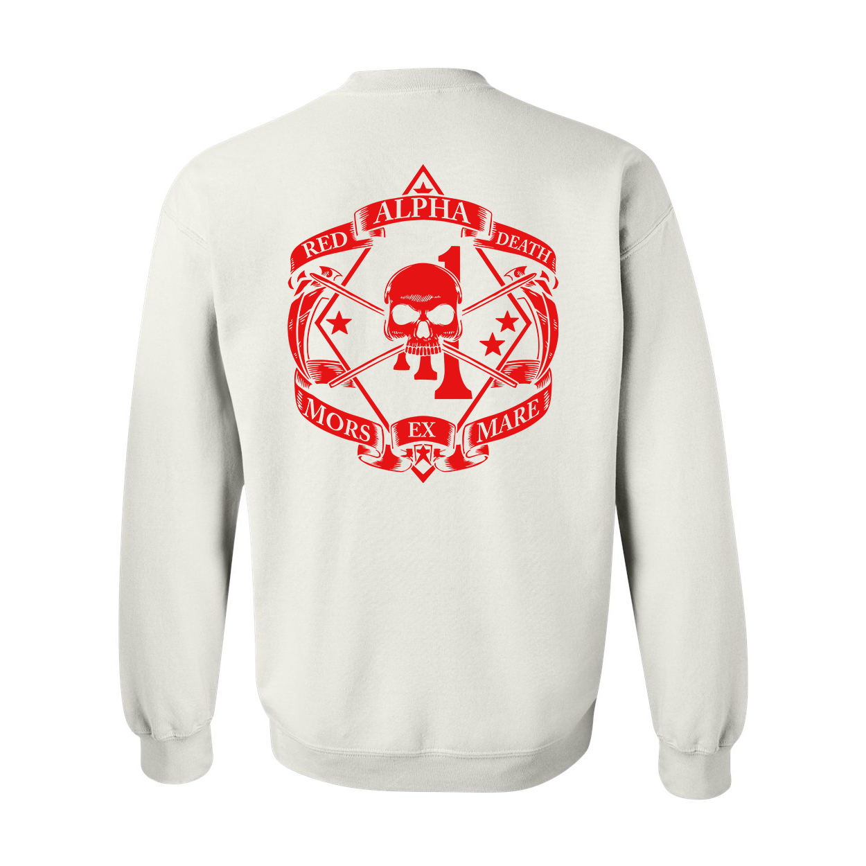 1st Battalion 1st Marines Alpha Red Death Sweatshirt