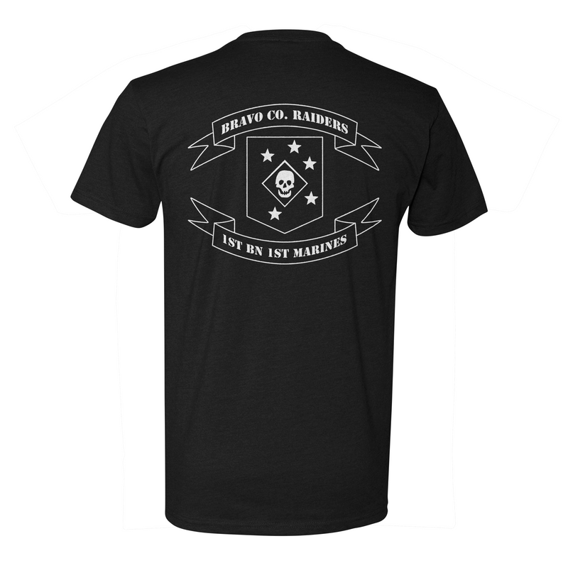 Load image into Gallery viewer, 1st Battalion 1st Marines Bravo Company Raiders Tee
