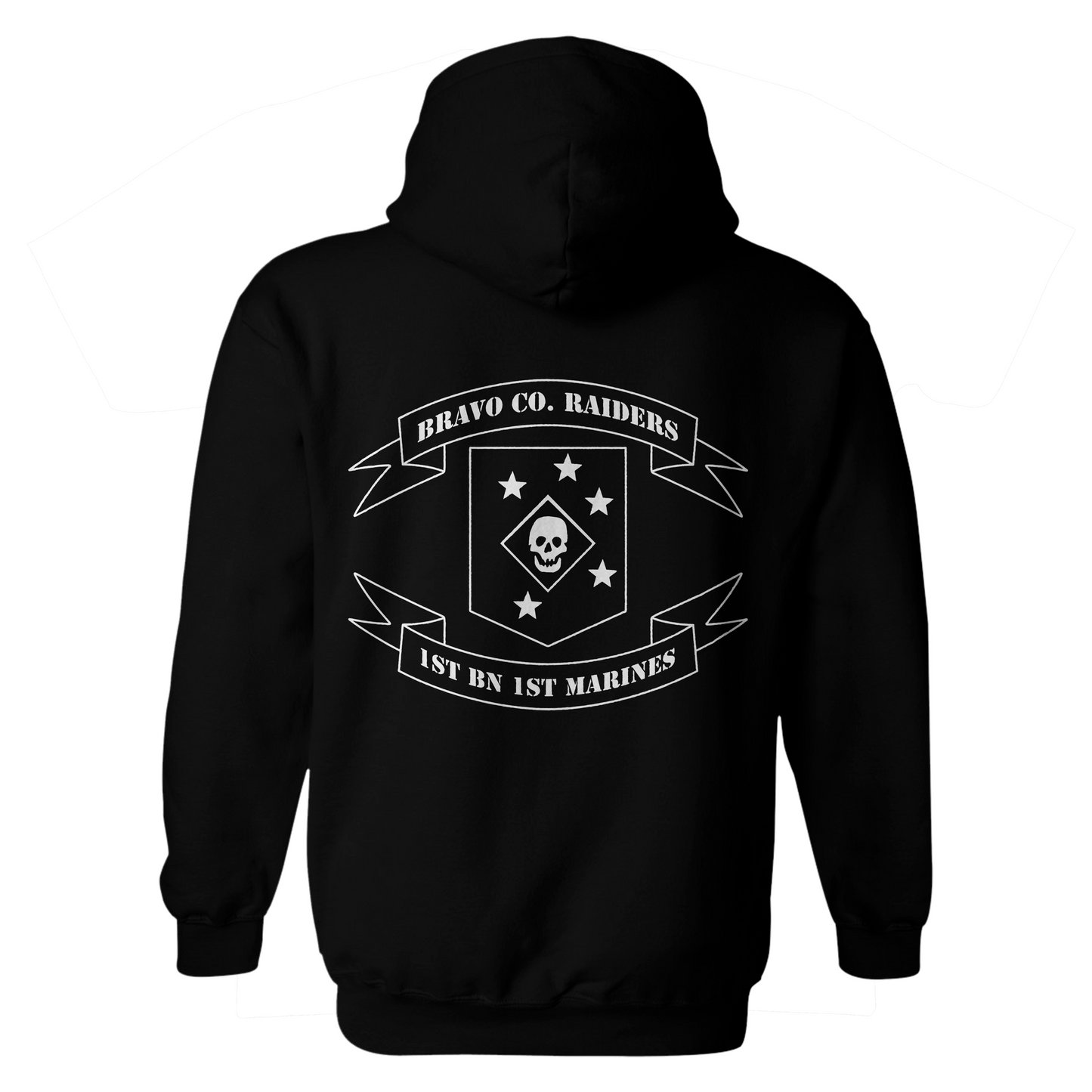 1st Battalion 1st Marines Bravo Company Raiders Hoodie