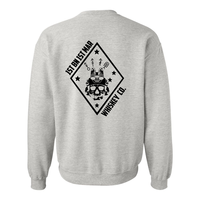 Load image into Gallery viewer, 1st Battalion 1st Marines Whiskey Company Sweatshirt
