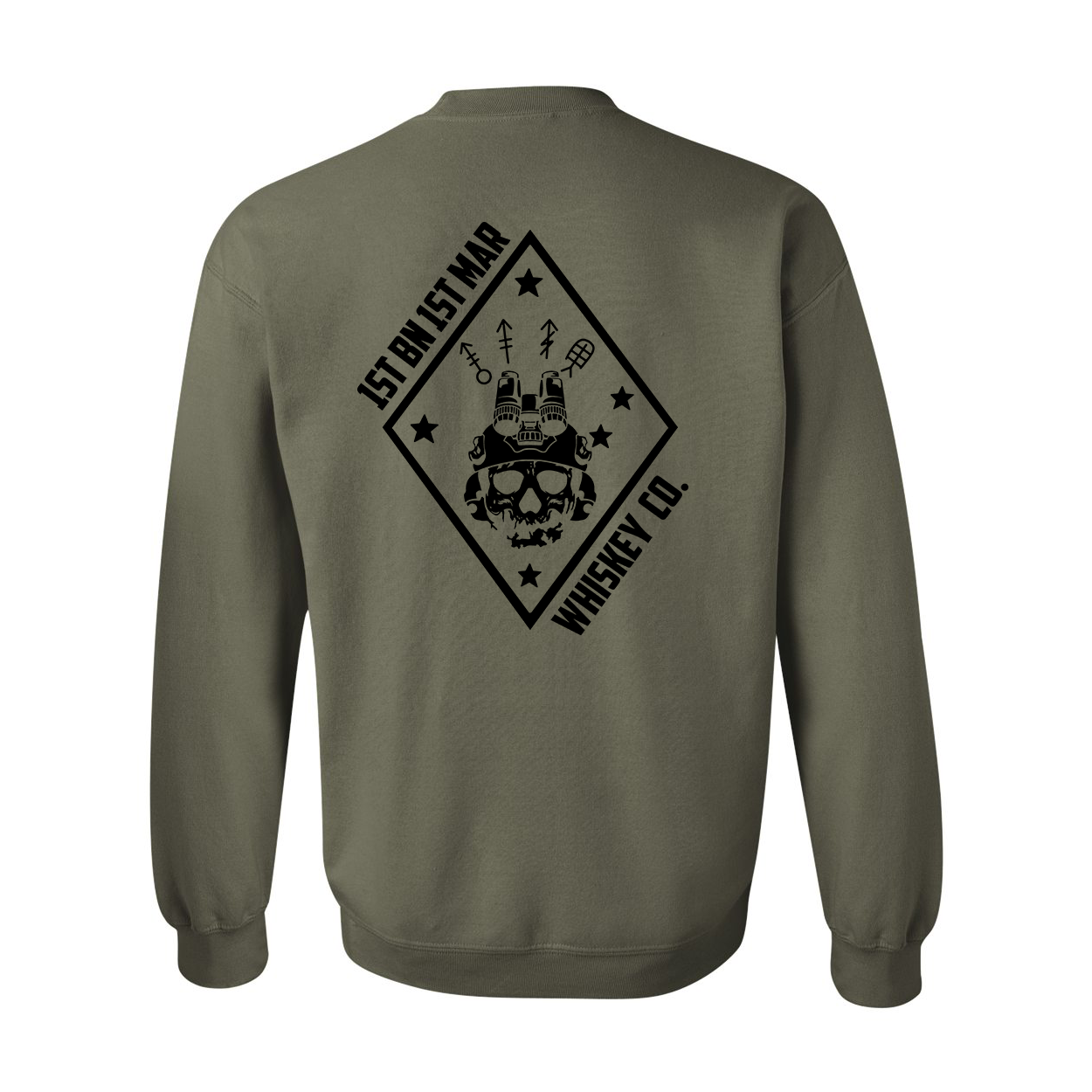 1st Battalion 1st Marines Whiskey Company Sweatshirt