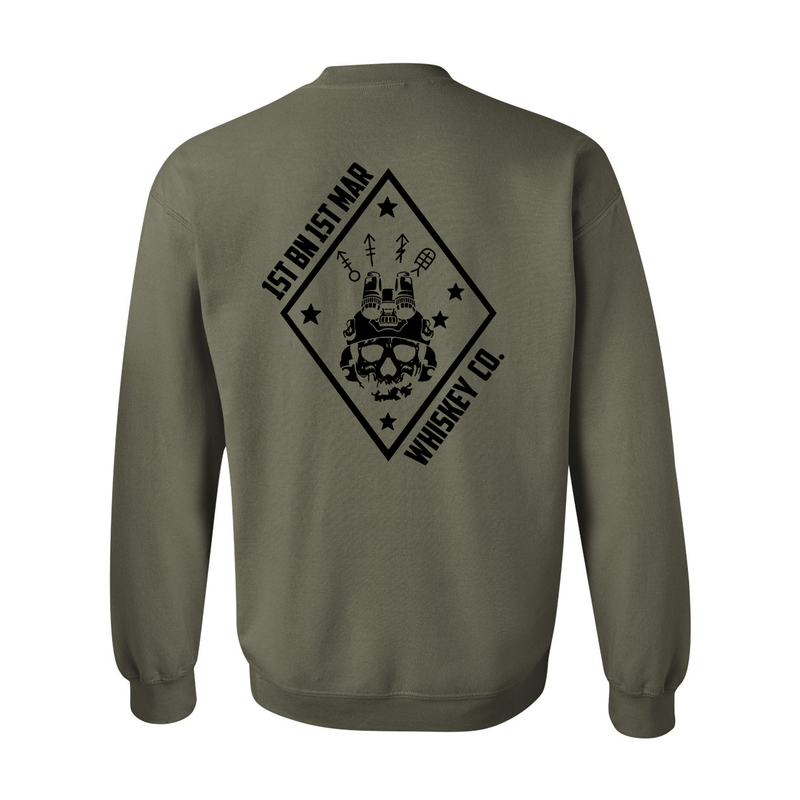 Load image into Gallery viewer, 1st Battalion 1st Marines Whiskey Company Sweatshirt
