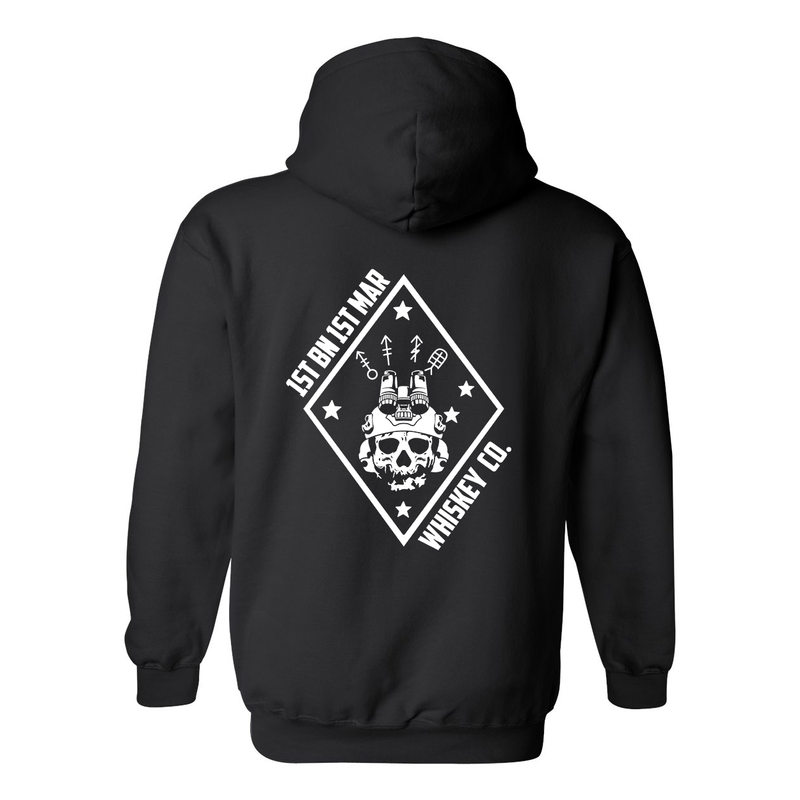 Load image into Gallery viewer, 1st Battalion 1st Marines Whiskey Company Hoodie
