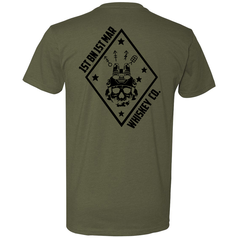 Load image into Gallery viewer, 1st Battalion 1st Marines Whiskey Company Tee
