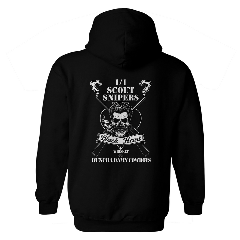 Load image into Gallery viewer, 1st Battalion 1st Marines SSP "Black Heart" Hoodie
