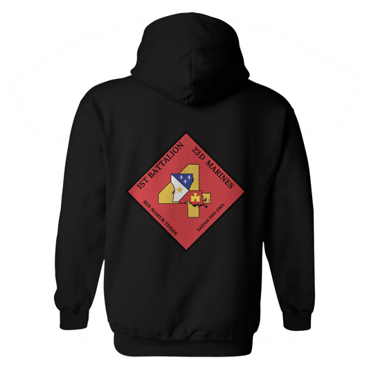 1st Battalion 23d Marines Bastard Company Hoodie