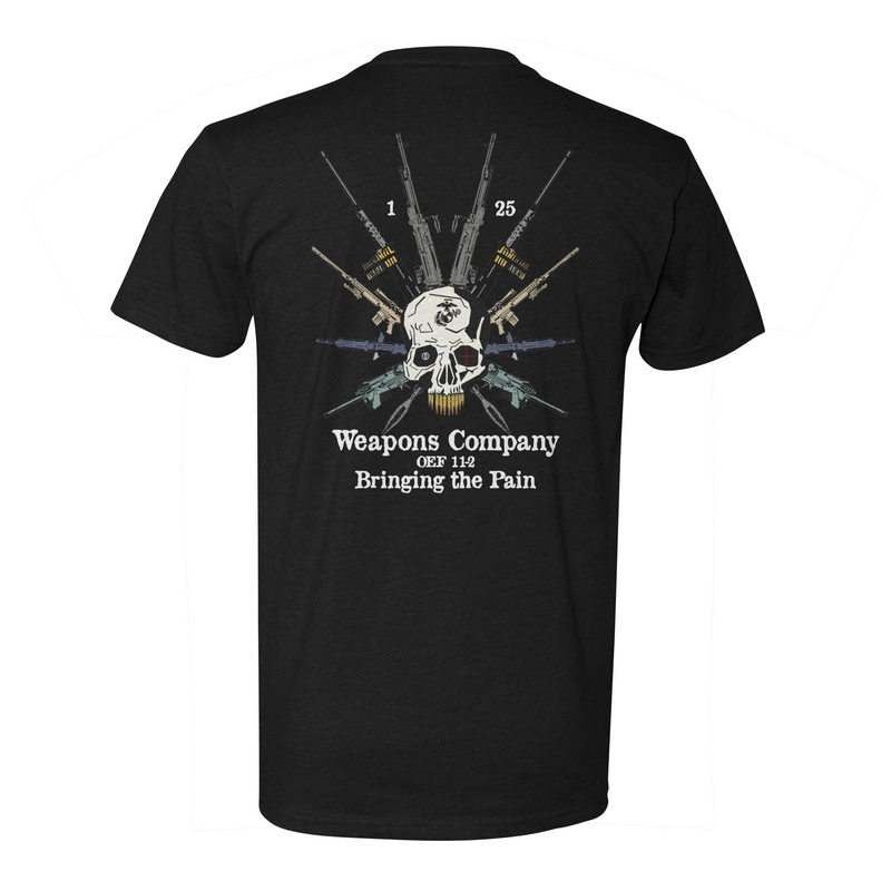 Load image into Gallery viewer, 1st Battalion 25th Marines Weapons Company OEF 11-2 Tee

