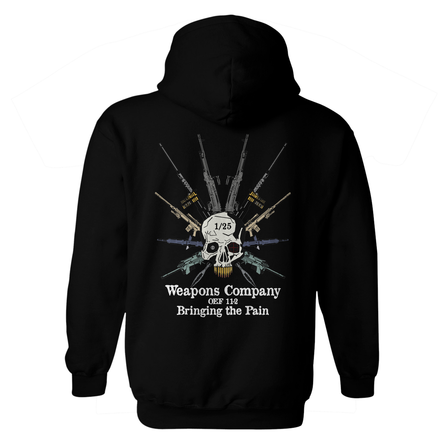 1/25 Weapons Company OEF 11-2 Hoodie