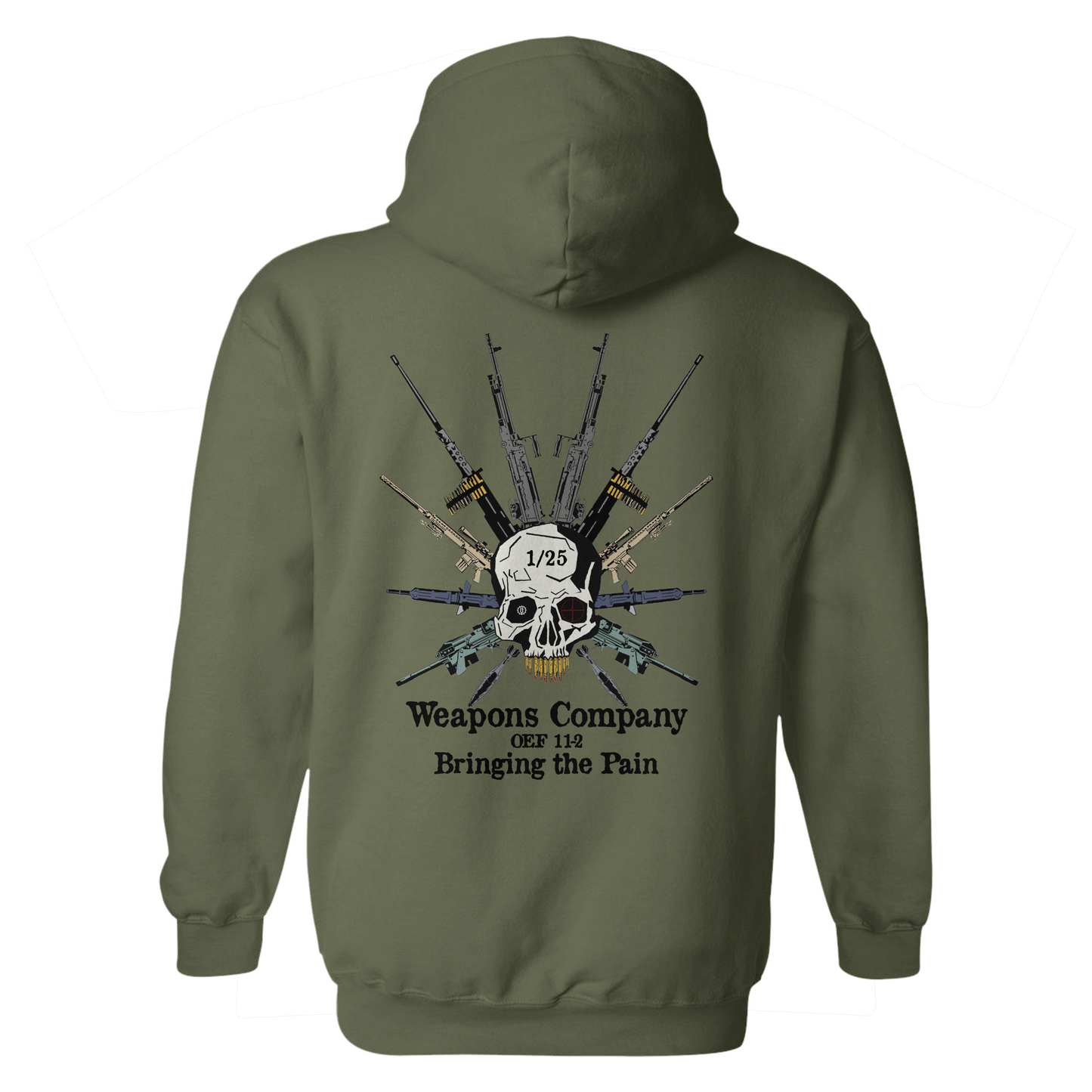 1/25 Weapons Company OEF 11-2 Hoodie
