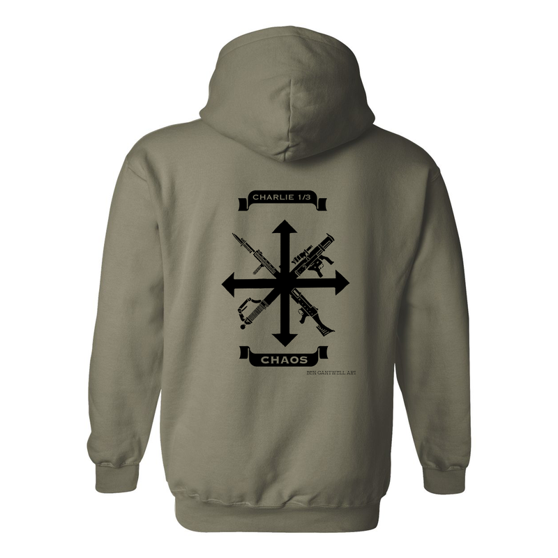 Load image into Gallery viewer, 1st Battalion 3d Marines Charlie Company Hoodie
