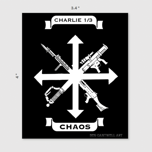 1st Battalion 3d Marines Charlie Company Sticker