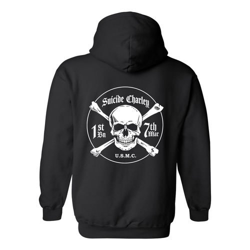 1st Battalion 7th Marines Suicide Charley Hoodie