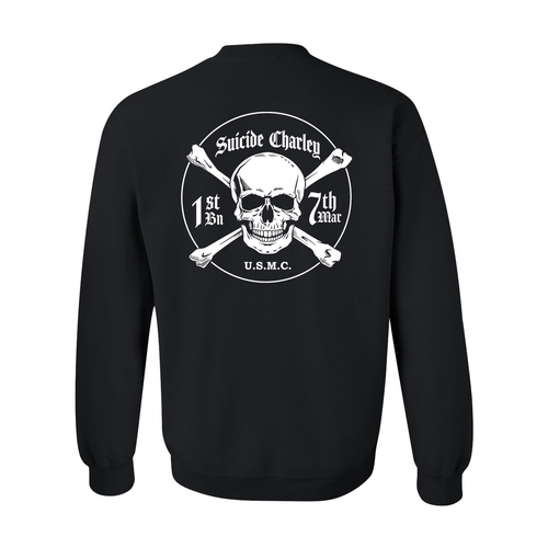 1st Battalion 7th Marines Suicide Charley Sweatshirt