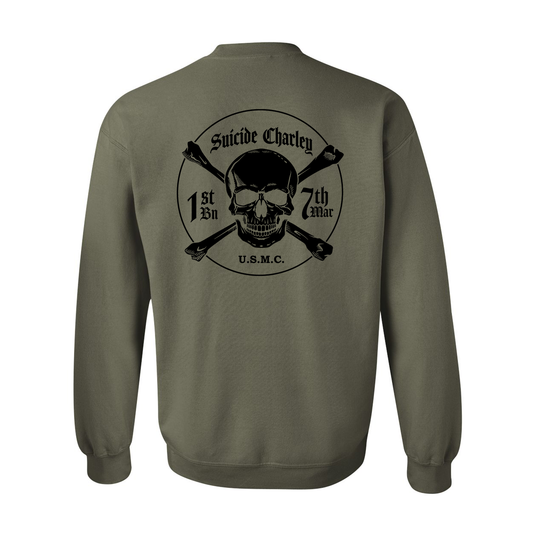 1st Battalion 7th Marines Suicide Charley Sweatshirt