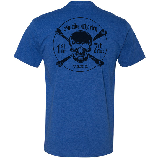 1st Battalion 7th Marines Suicide Charley Tee – Goons Up 1st Battalion 7th Marines Suicide Charley Tee – Goons Up