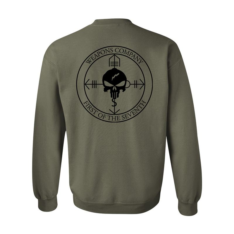 Load image into Gallery viewer, 1st Battalion 7th Marines Weapons Company Sweatshirt
