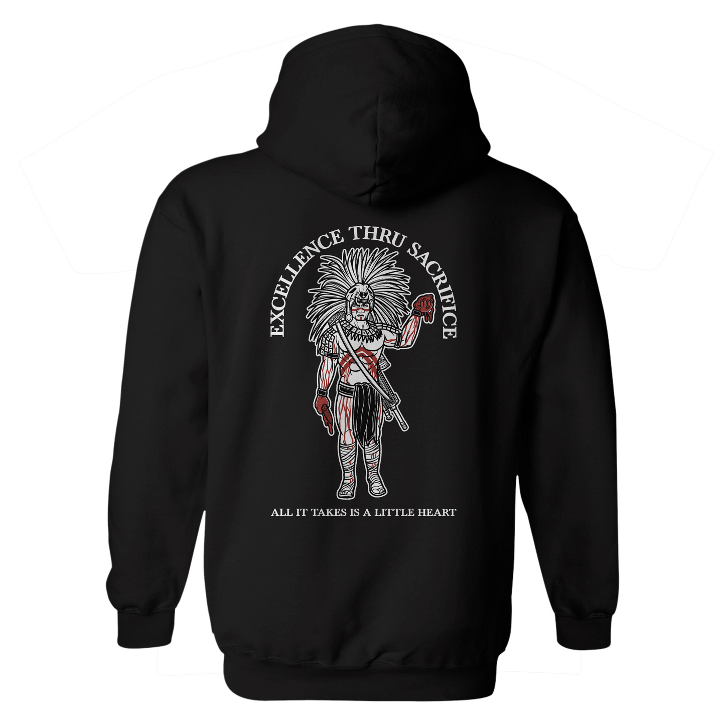 1/8 Aztec "Excellence Through Sacrifice" Hoodie