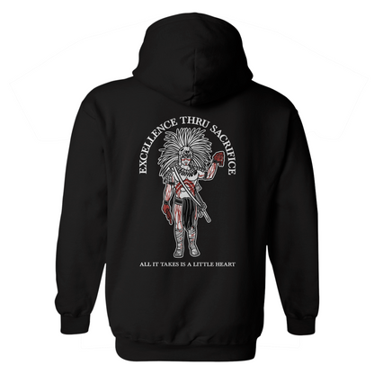 1/8 Aztec "Excellence Through Sacrifice" Hoodie