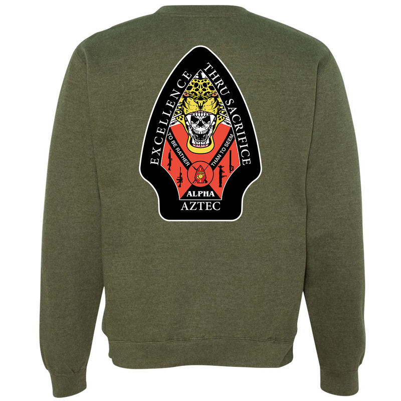 Load image into Gallery viewer, 1st Battalion 8th Marines Aztec Company Sweatshirt
