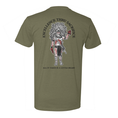 1/8 Aztec "Excellence Through Sacrifice" Tee