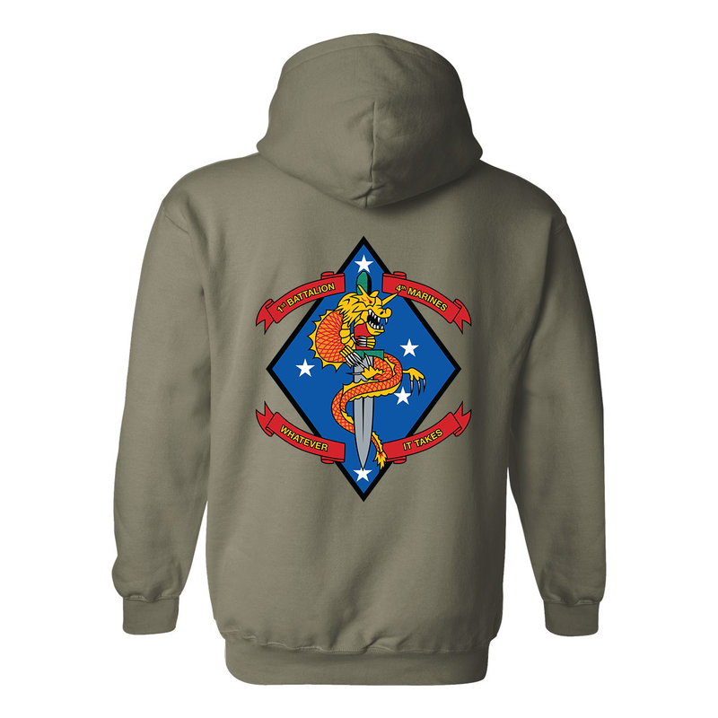 Load image into Gallery viewer, 1st Battalion 4th Marines Hoodie
