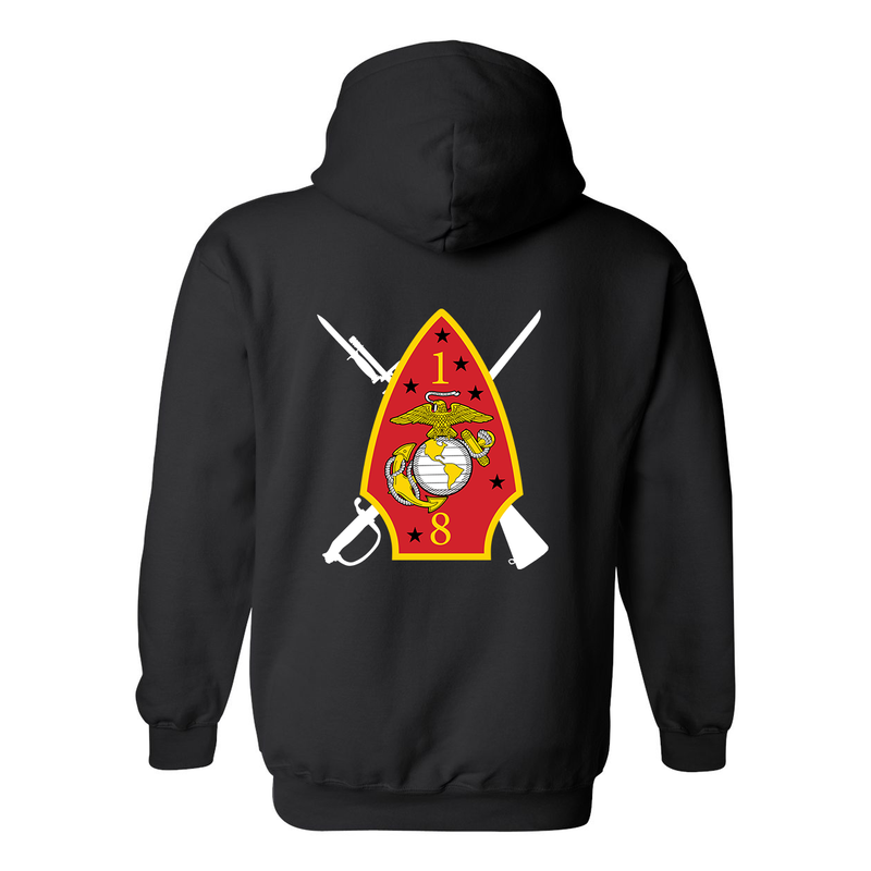 Load image into Gallery viewer, 1st Battalion 8th Marines Hoodie
