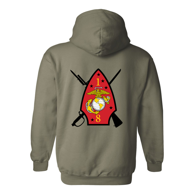 Load image into Gallery viewer, 1st Battalion 8th Marines Hoodie
