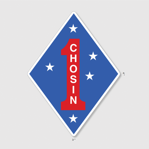 1st Marine Division - Chosin Sticker