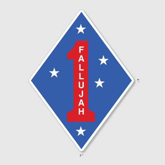 1st Marine Division - Fallujah Sticker