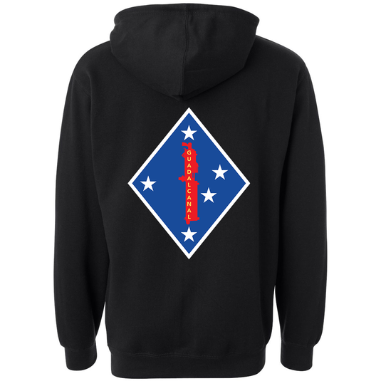 1st Marine Division WWII Tribute Hoodie