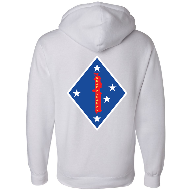 Load image into Gallery viewer, 1st Marine Division WWII Tribute Hoodie
