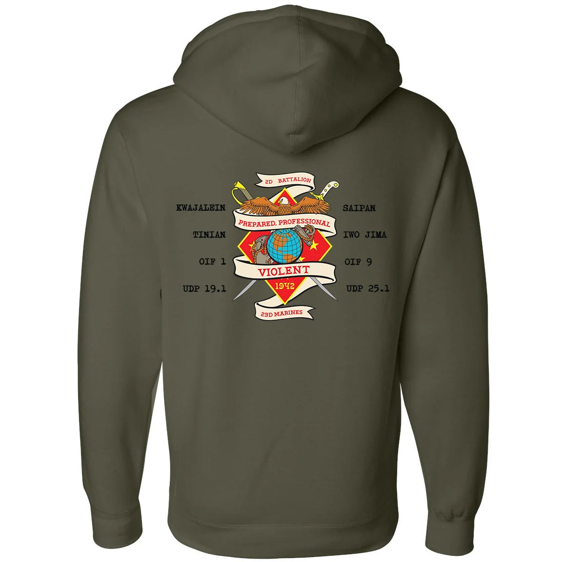 2d Battalion 23d Marines Deployment Hoodie