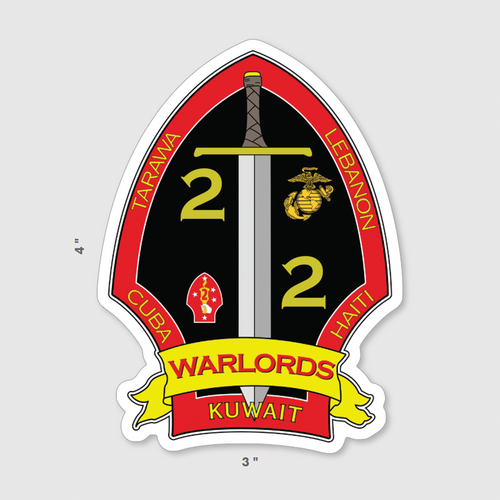 2d Battalion 2d Marines Sticker